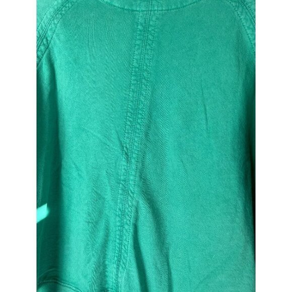 Retro Brand Zip Sweatshirt Green Size Large - Picture 5 of 6